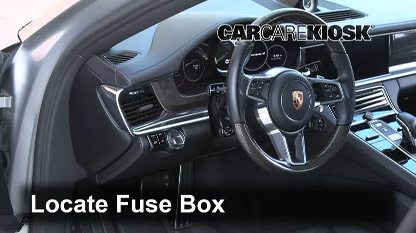 2018 Porsche Panamera 4 E-Hybrid 2.9L V6 Turbo Fuse (Interior) Check